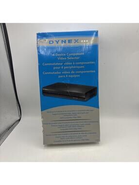 Dynex DX-CVS4 4-Device Component Video Selector   open box